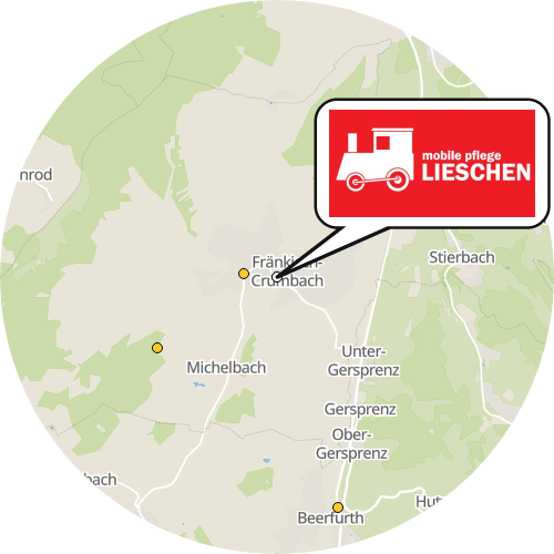 Kartenausschnitt für die Firma MPL Mobile Pflege Lieschen GmbH