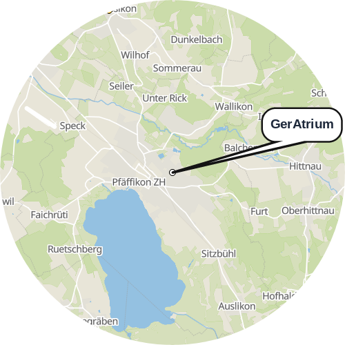 Kartenausschnitt für die Firma GerAtrium
