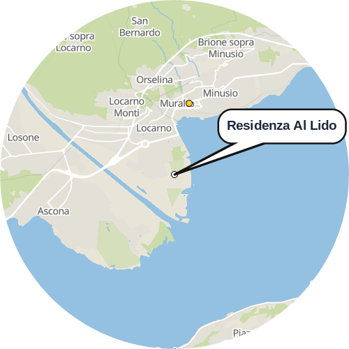Kartenausschnitt für die Firma Residenza Al Lido