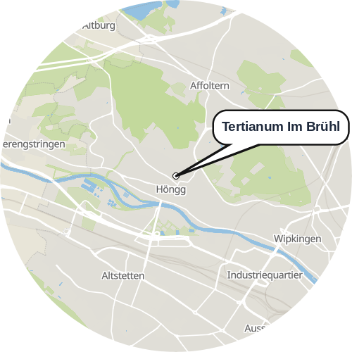 Kartenausschnitt für die Firma Tertianum Im Brühl