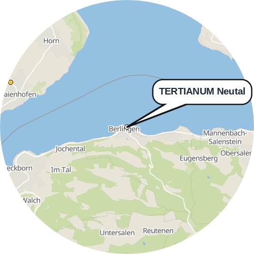 Kartenausschnitt für die Firma TERTIANUM Neutal